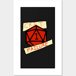 Crit Failure Posters and Art